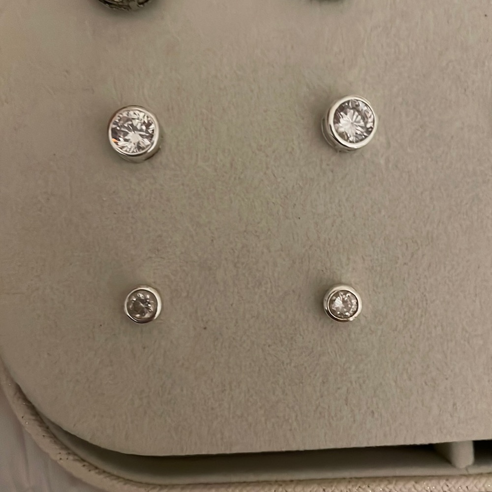 First and second earring set